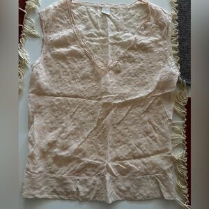 J. Crew Sheer Sleeveless Top